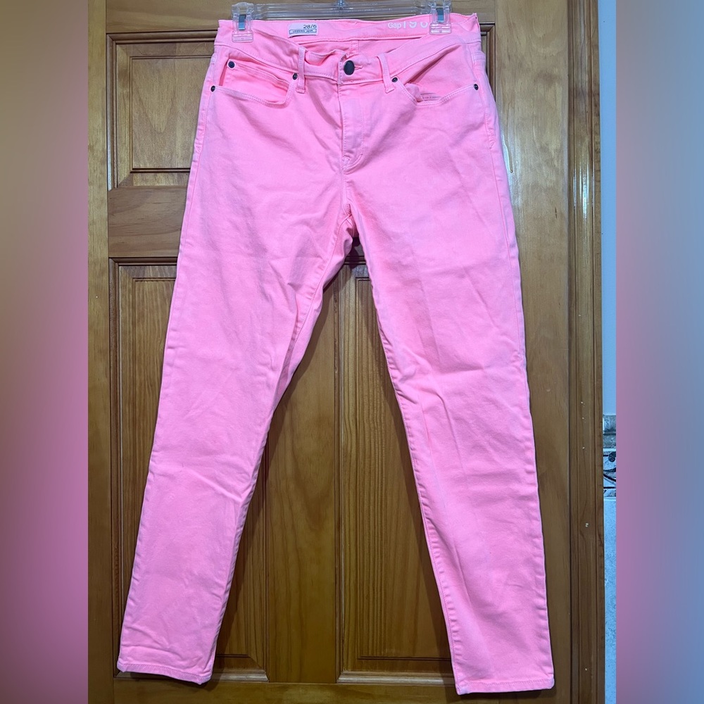 Gap 1969 Style Jeggings - Bright Neon Pink - Size 28 (6)